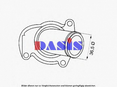 AKS DASIS 751843n -  Термостат, охлаждающая жидкость
